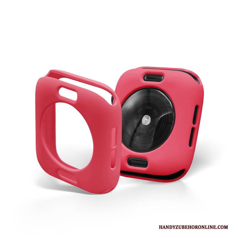 Hülle Apple Watch Series 4 Silikon Schlank Blau, Case Apple Watch Series 4 Taschen Membran Echt