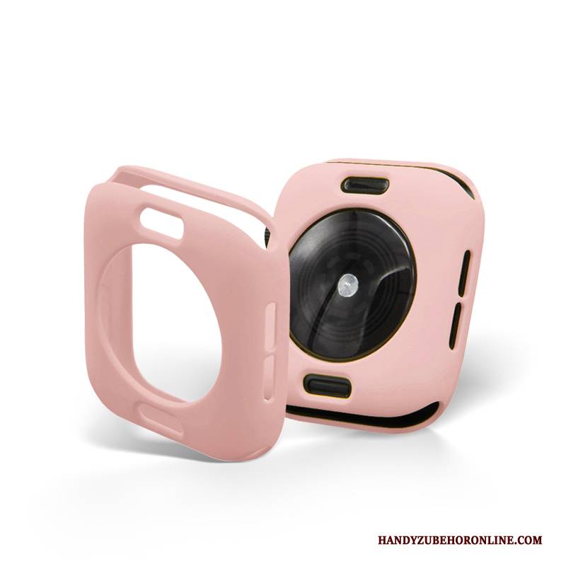 Hülle Apple Watch Series 4 Silikon Schlank Blau, Case Apple Watch Series 4 Taschen Membran Echt