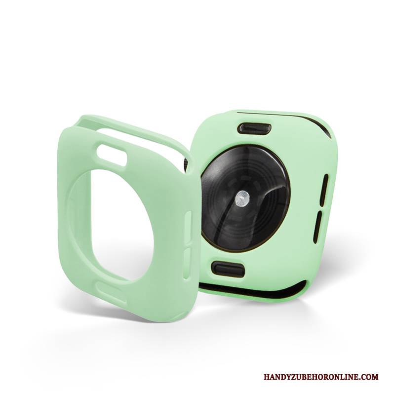 Hülle Apple Watch Series 4 Silikon Schlank Blau, Case Apple Watch Series 4 Taschen Membran Echt