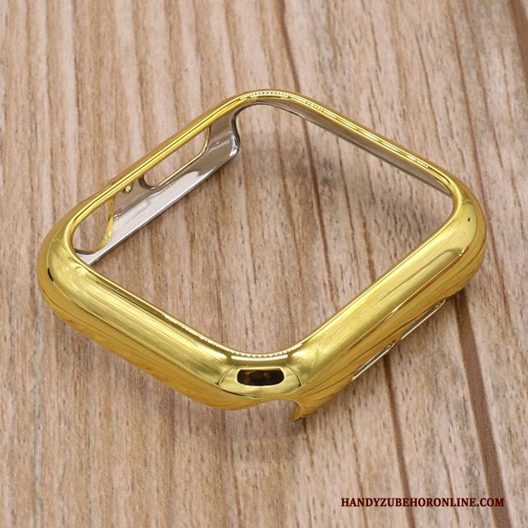 Hülle Apple Watch Series 4 Taschen Grenze Anti-sturz, Case Apple Watch Series 4 Schutz Überzug Gold