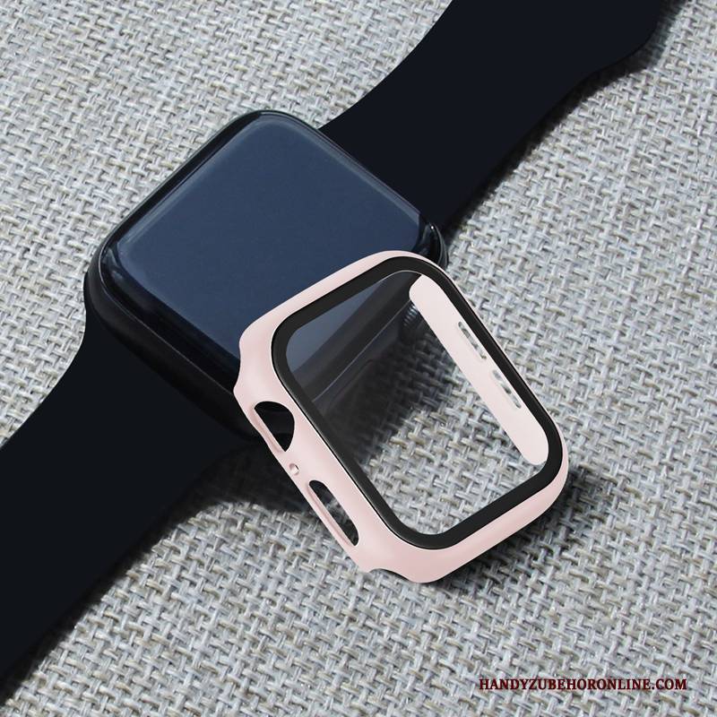 Hülle Apple Watch Series 4 Taschen Rot Membran, Case Apple Watch Series 4 Schutz Grenze Temperieren