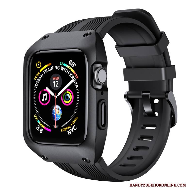 Hülle Apple Watch Series 5 Kreativ Anti-sturz Sport, Case Apple Watch Series 5 Schutz Grün