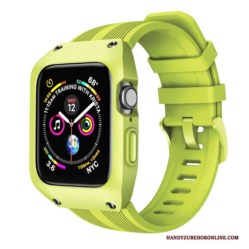 Hülle Apple Watch Series 5 Kreativ Anti-sturz Sport, Case Apple Watch Series 5 Schutz Grün