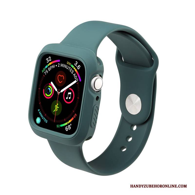 Hülle Apple Watch Series 5 Schutz Persönlichkeit Grün, Case Apple Watch Series 5 Taschen Wasserdicht Trend