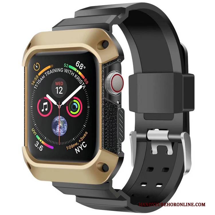 Hülle Apple Watch Series 5 Schutz Rüstung Blau, Case Apple Watch Series 5 Sport Anti-sturz