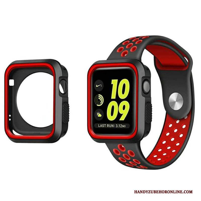 Hülle Apple Watch Series 5 Silikon Weiß Kühlung, Case Apple Watch Series 5 Schutz Sport