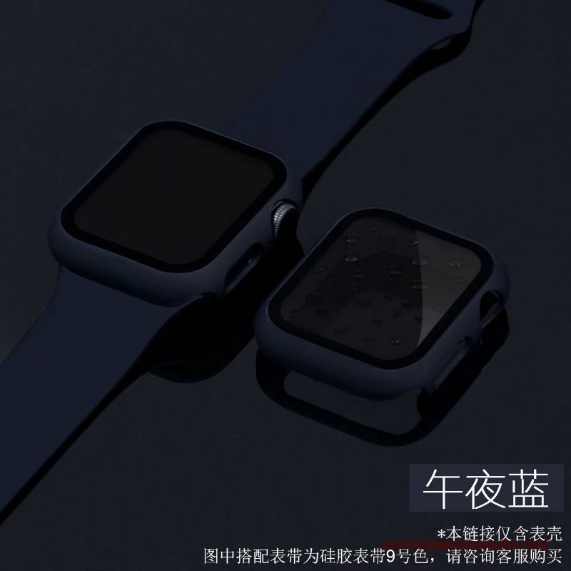 Hülle Apple Watch Series 5 Taschen Blau Membran, Case Apple Watch Series 5 Schutz Schwer Schlank