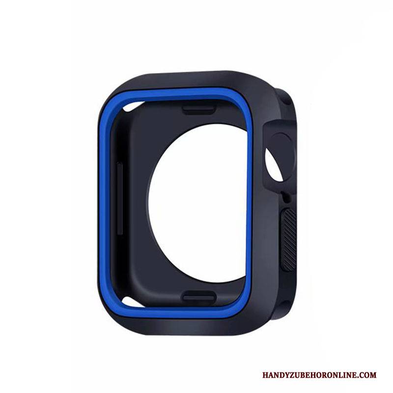 Hülle Apple Watch Series 5 Taschen Grenze Blau, Case Apple Watch Series 5 Schutz