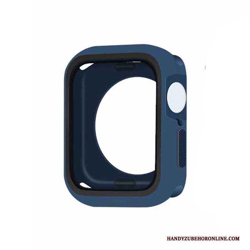 Hülle Apple Watch Series 5 Taschen Grenze Blau, Case Apple Watch Series 5 Schutz