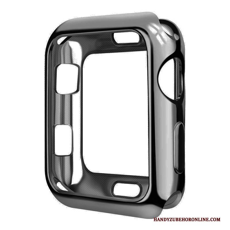 Hülle Apple Watch Series 5 Weiche Schlank Überzug, Case Apple Watch Series 5 Schutz Rot Transparent