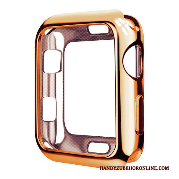 Hülle Apple Watch Series 5 Weiche Schlank Überzug, Case Apple Watch Series 5 Schutz Rot Transparent