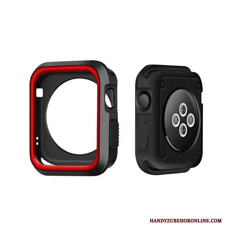 Hülle Apple Watch Series 5 Weiche Schwarz, Case Apple Watch Series 5