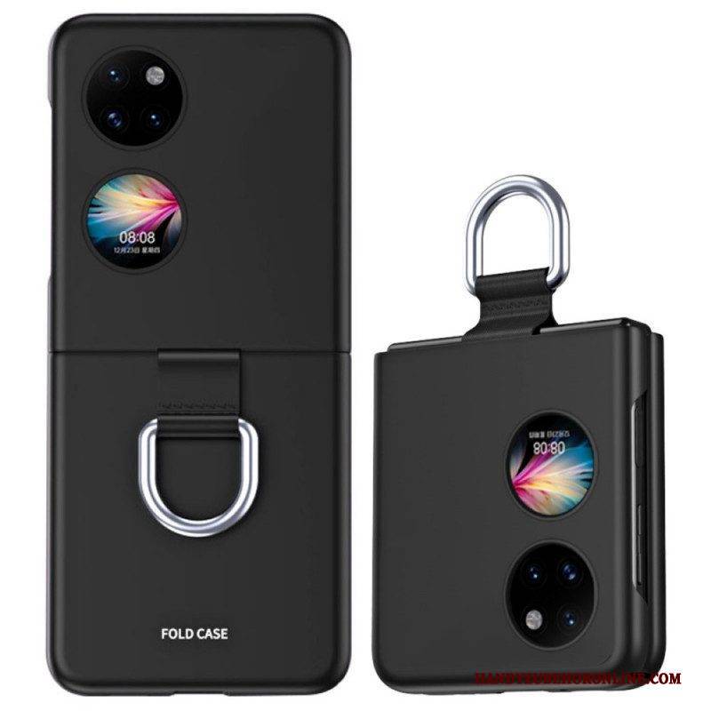 Hülle Für Huawei P50 Pocket Skin-touch Mit Ring