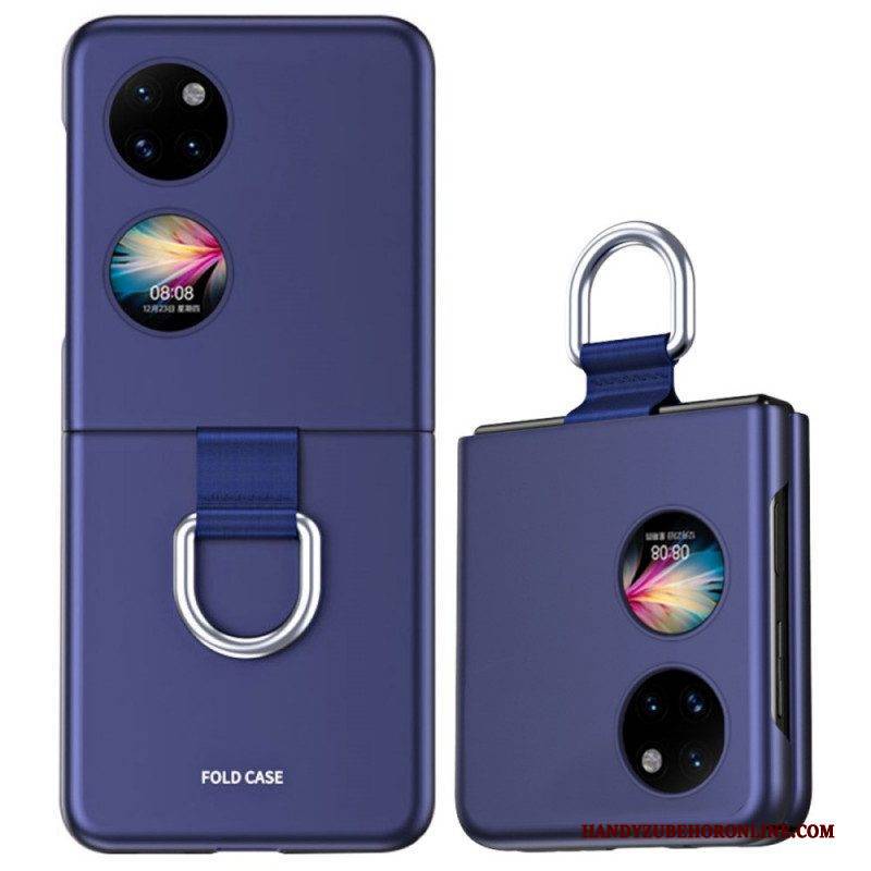 Hülle Für Huawei P50 Pocket Skin-touch Mit Ring