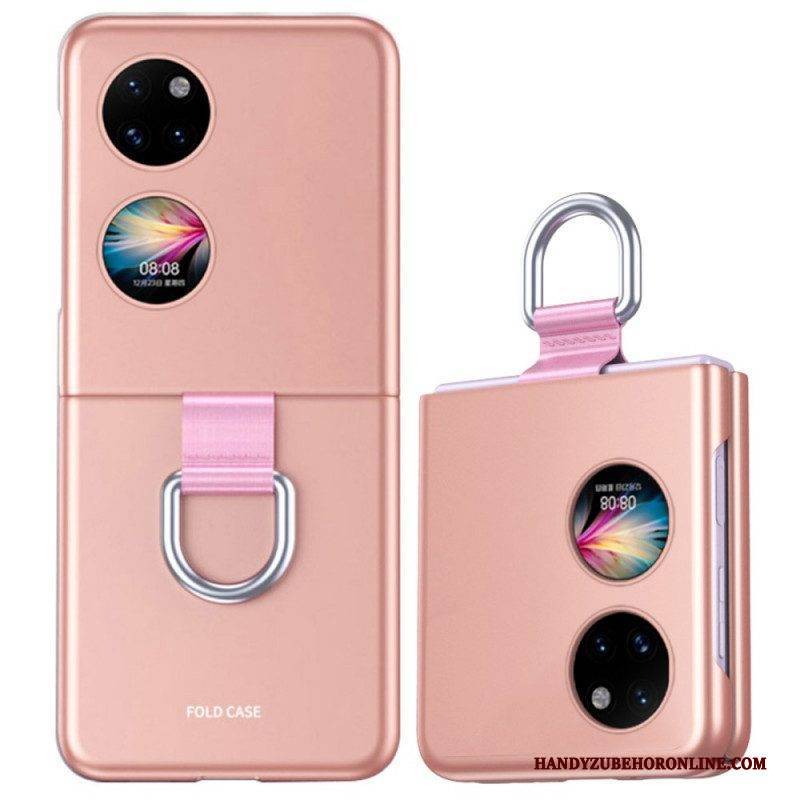 Hülle Für Huawei P50 Pocket Skin-touch Mit Ring