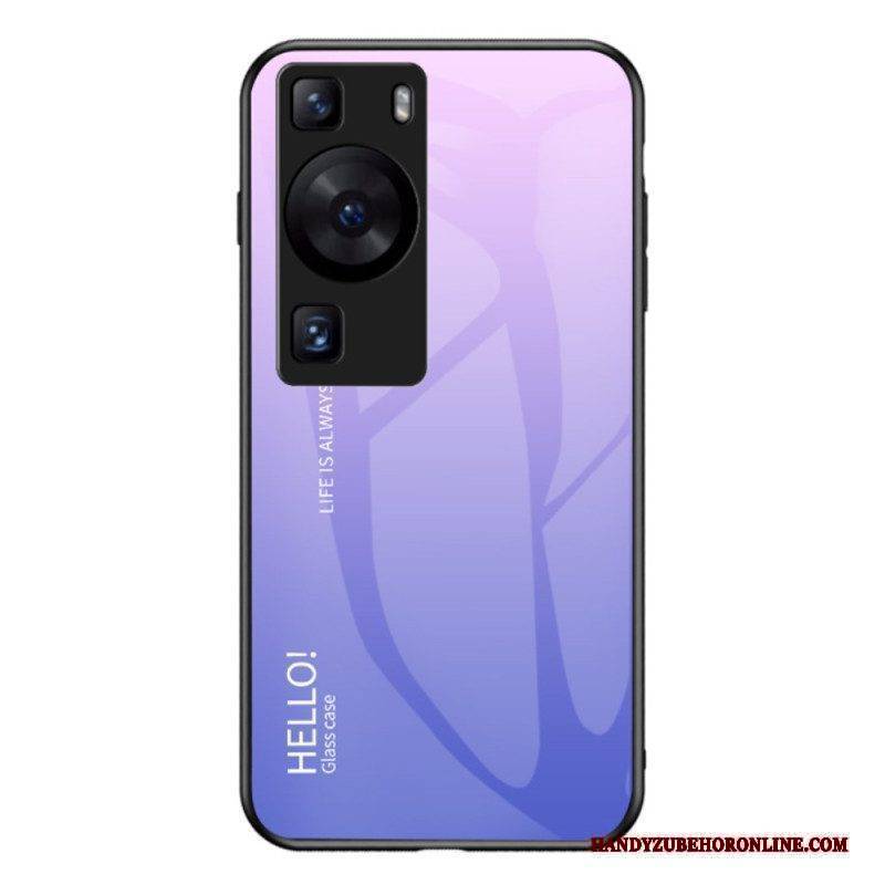 Hülle Für Huawei P60 Pro Hallo Gehärtetes Glas