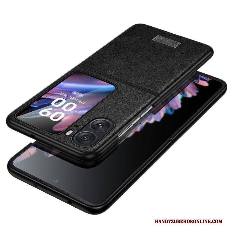 Hülle Für Oppo Find N2 Flip Flip Case Sulada Ledereffekt