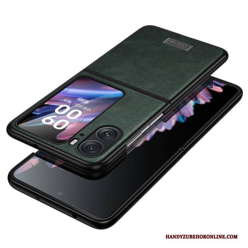 Hülle Für Oppo Find N2 Flip Flip Case Sulada Ledereffekt