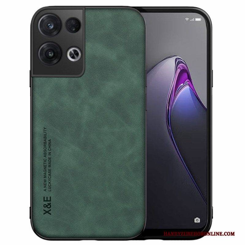 Hülle Für Oppo Reno 8 X&e-ledereffekt