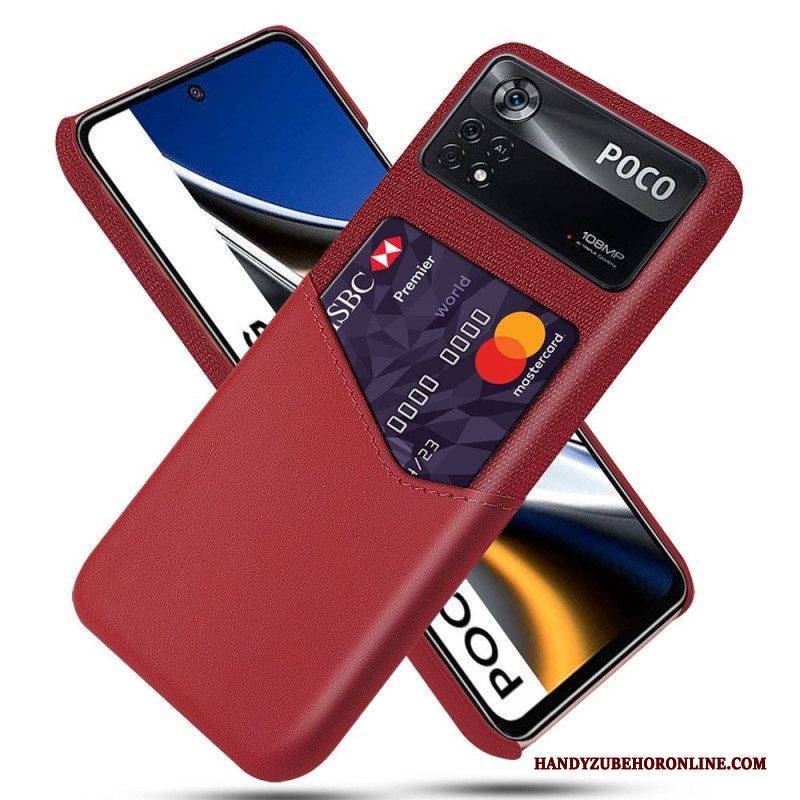 Hülle Für Poco X4 Pro 5G Kartenhalter