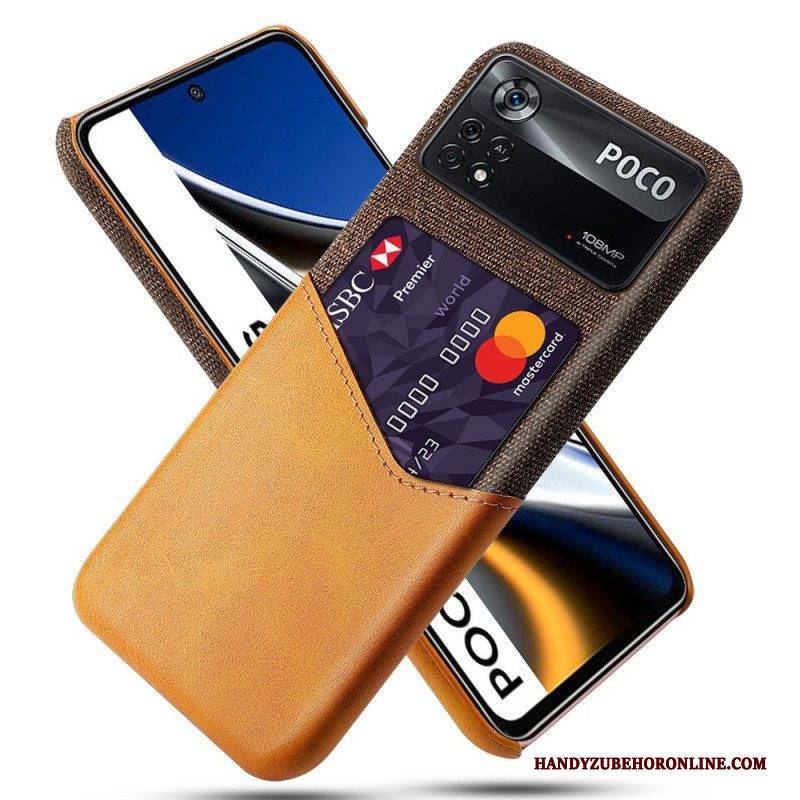 Hülle Für Poco X4 Pro 5G Kartenhalter