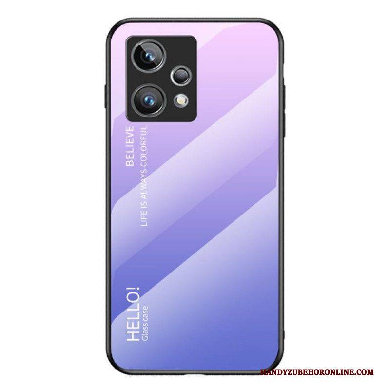 Hülle Für Realme 9 Pro Plus Gehärtetes Glas Hallo