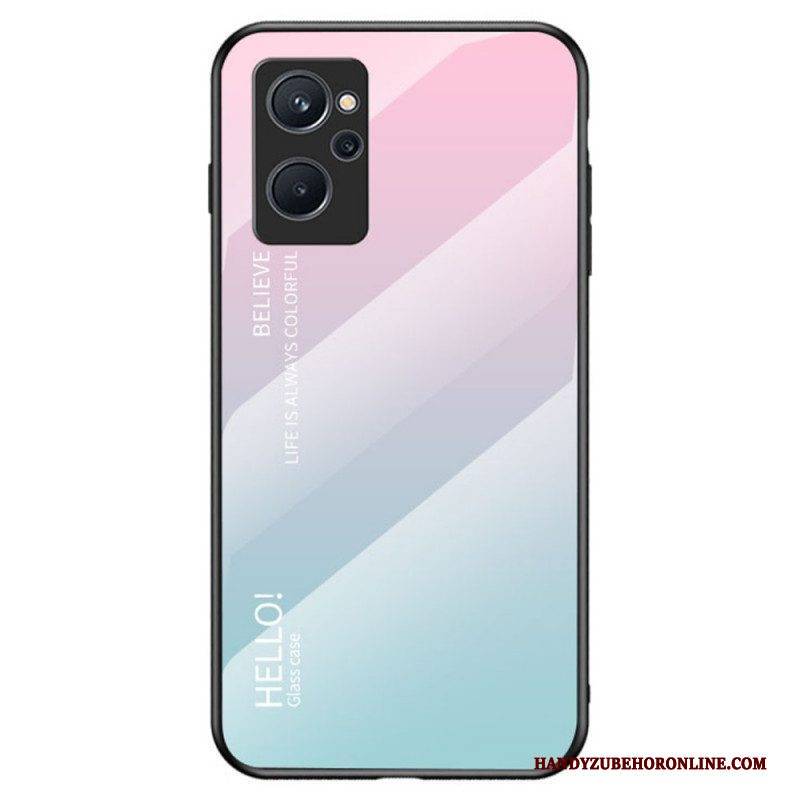 Hülle Für Realme 9i Gehärtetes Glas Hallo