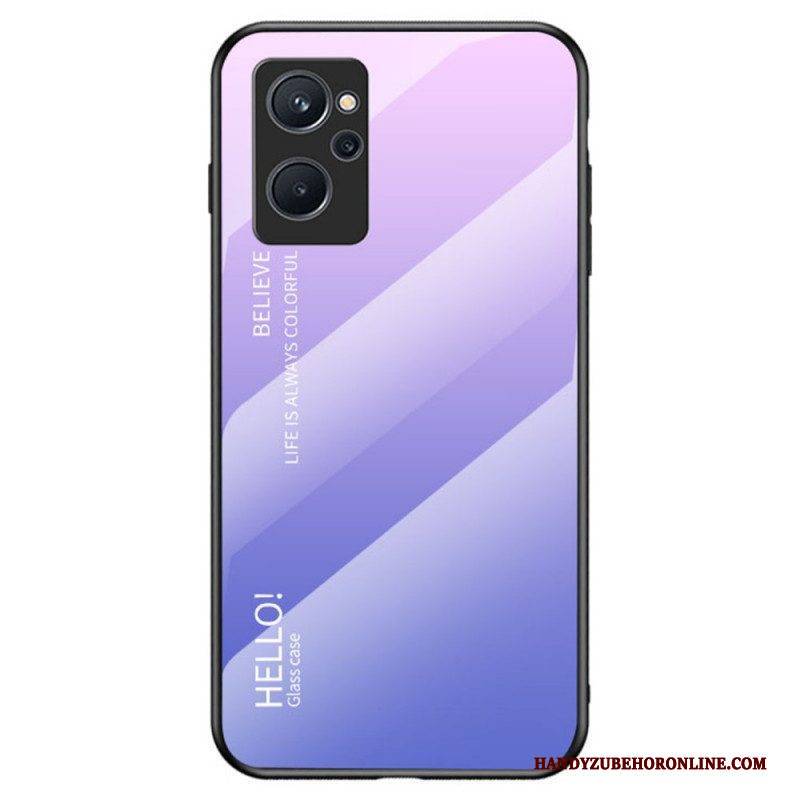 Hülle Für Realme 9i Gehärtetes Glas Hallo