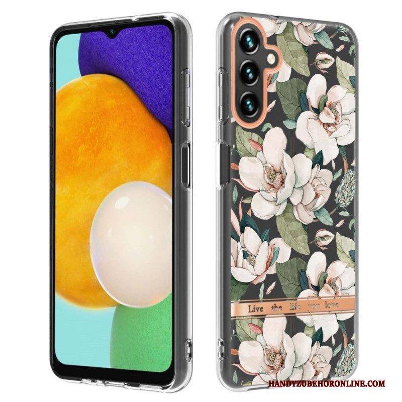 Hülle Für Samsung Galaxy A14 / A14 5G Farbenfrohe Blumen