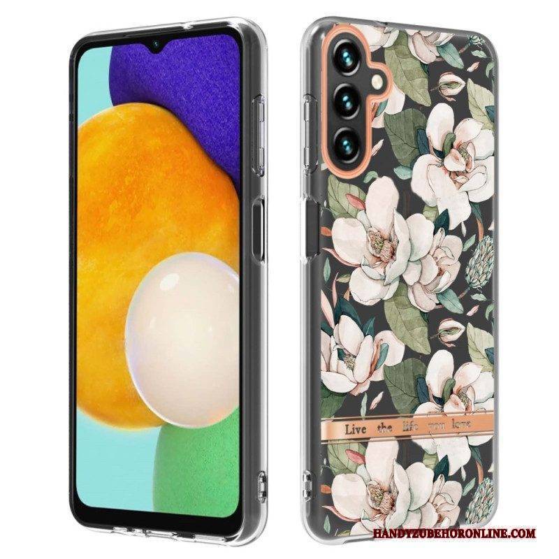 Hülle Für Samsung Galaxy A14 / A14 5G Farbenfrohe Blumen