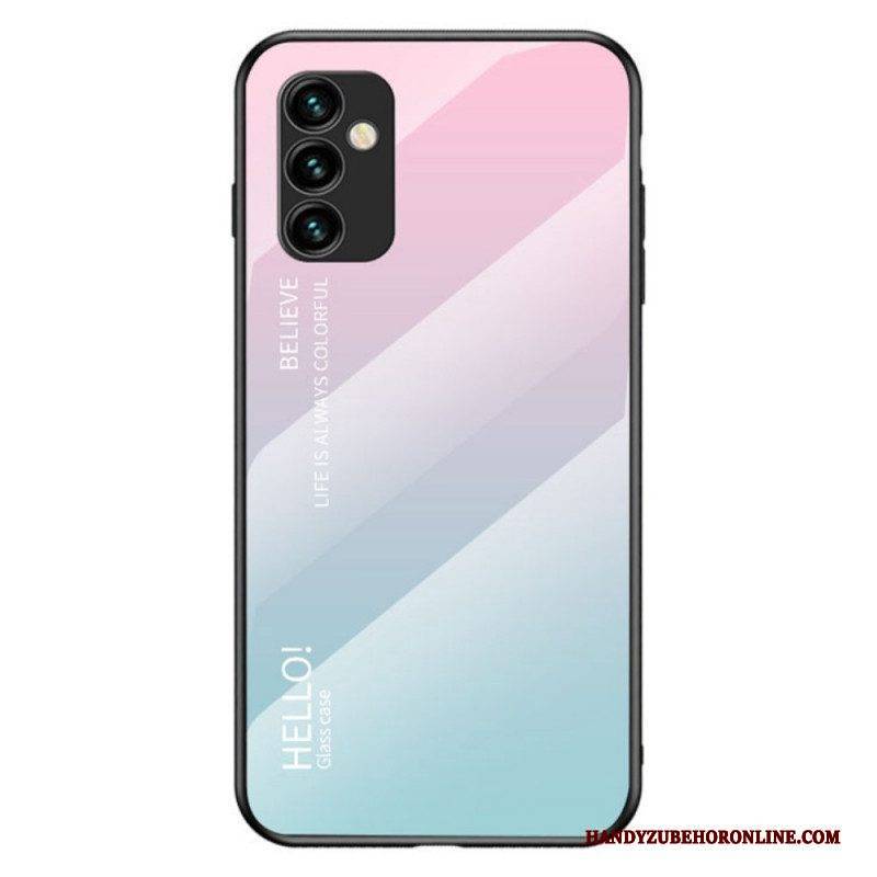 Hülle Für Samsung Galaxy M23 5G Gehärtetes Glas Hallo