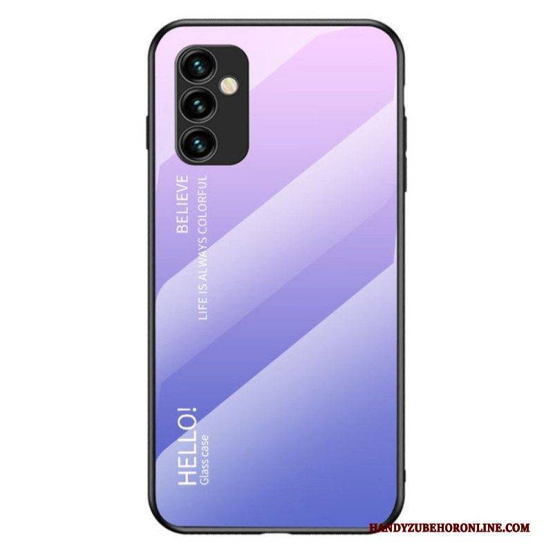 Hülle Für Samsung Galaxy M23 5G Gehärtetes Glas Hallo