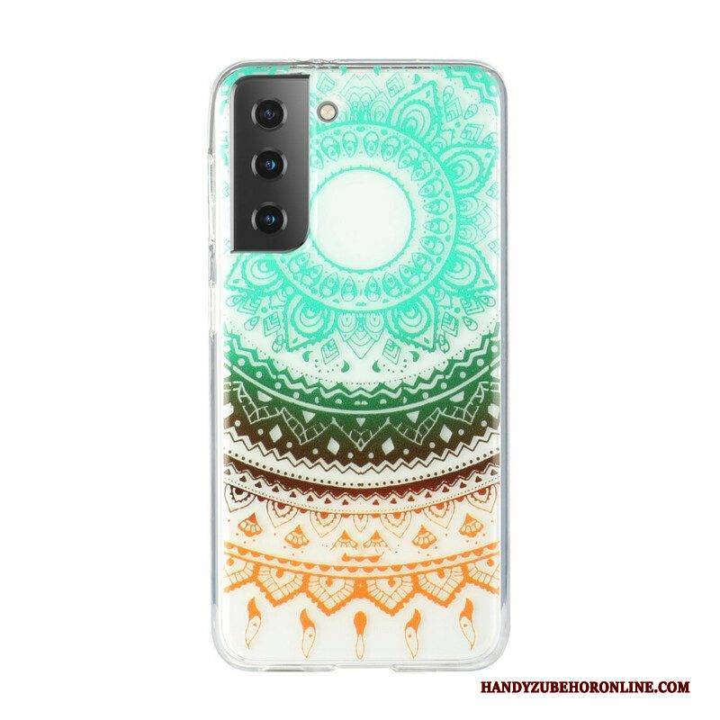 Hülle Für Samsung Galaxy S21 5G Nahtloses Blumenmandala