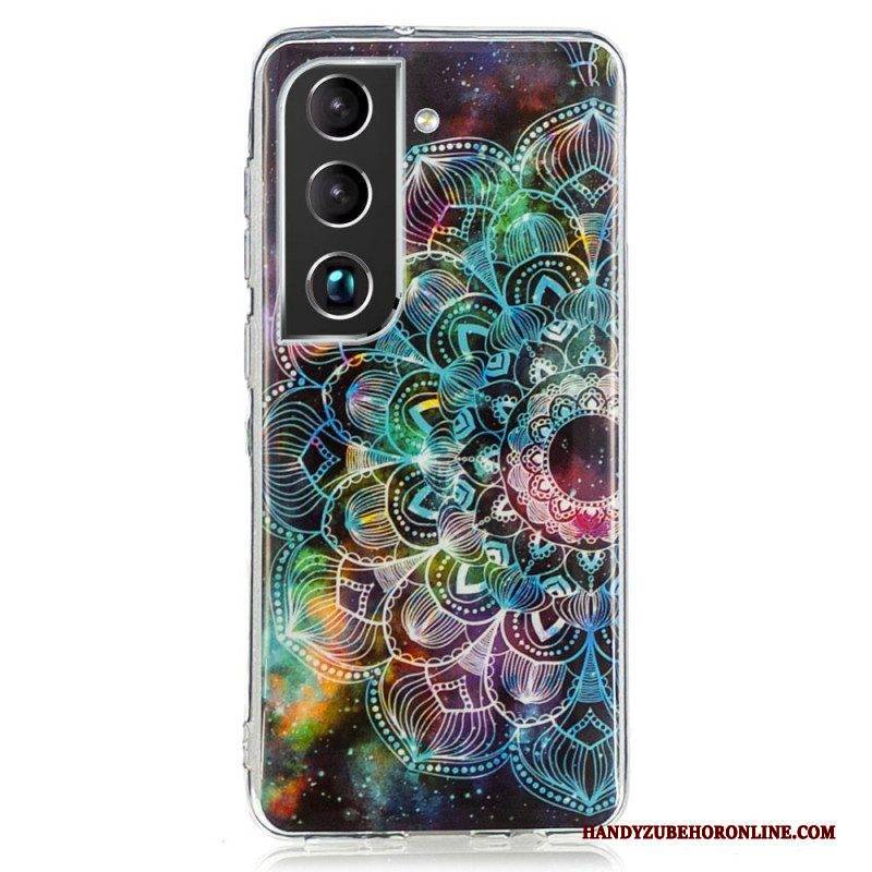 Hülle Für Samsung Galaxy S22 5G Fluoreszierende Blumenserie
