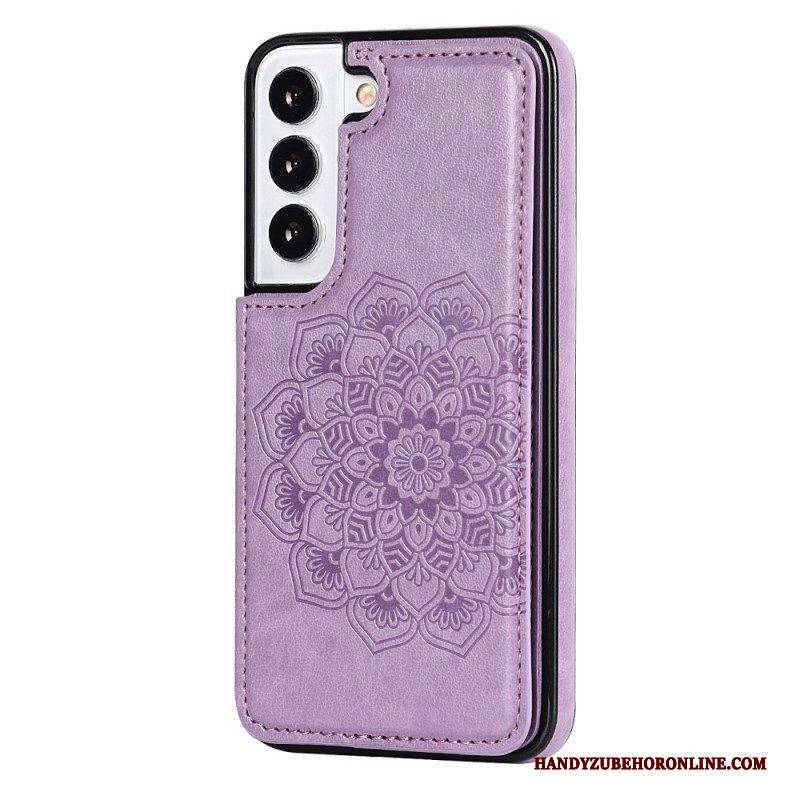 Hülle Für Samsung Galaxy S22 5G Kartenhalter Mit Mandala-print