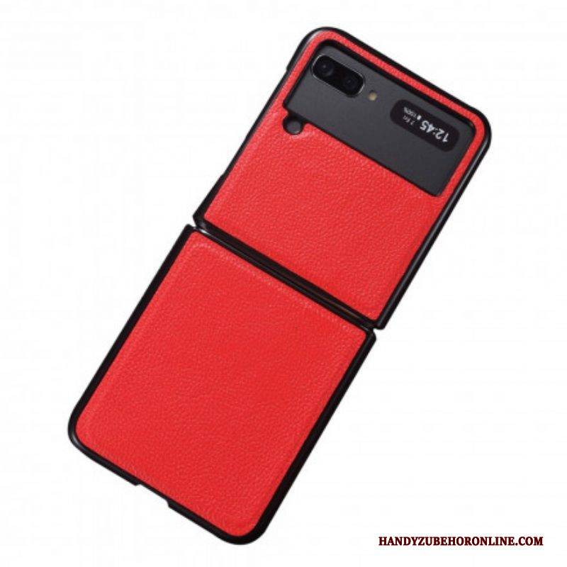 Hülle Für Samsung Galaxy Z Flip 3 5G Flip Case Echtes Leder