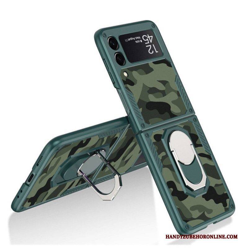 Hülle Für Samsung Galaxy Z Flip 3 5G Flip Case Gkk Camo Stützring