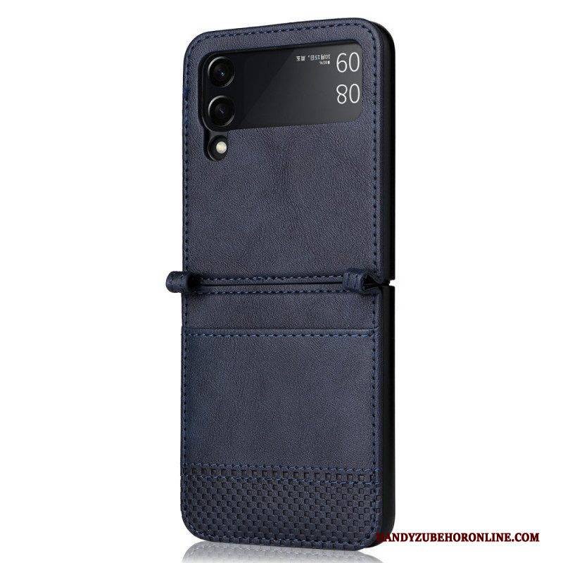 Hülle Für Samsung Galaxy Z Flip 3 5G Flip Case Kartenetui Im Vintage-lederstil