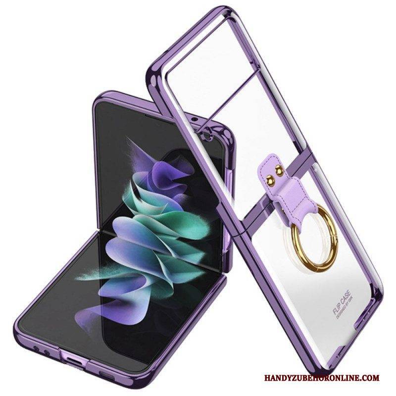 Hülle Für Samsung Galaxy Z Flip 3 5G Flip Case Nahtloser Gkk-ring