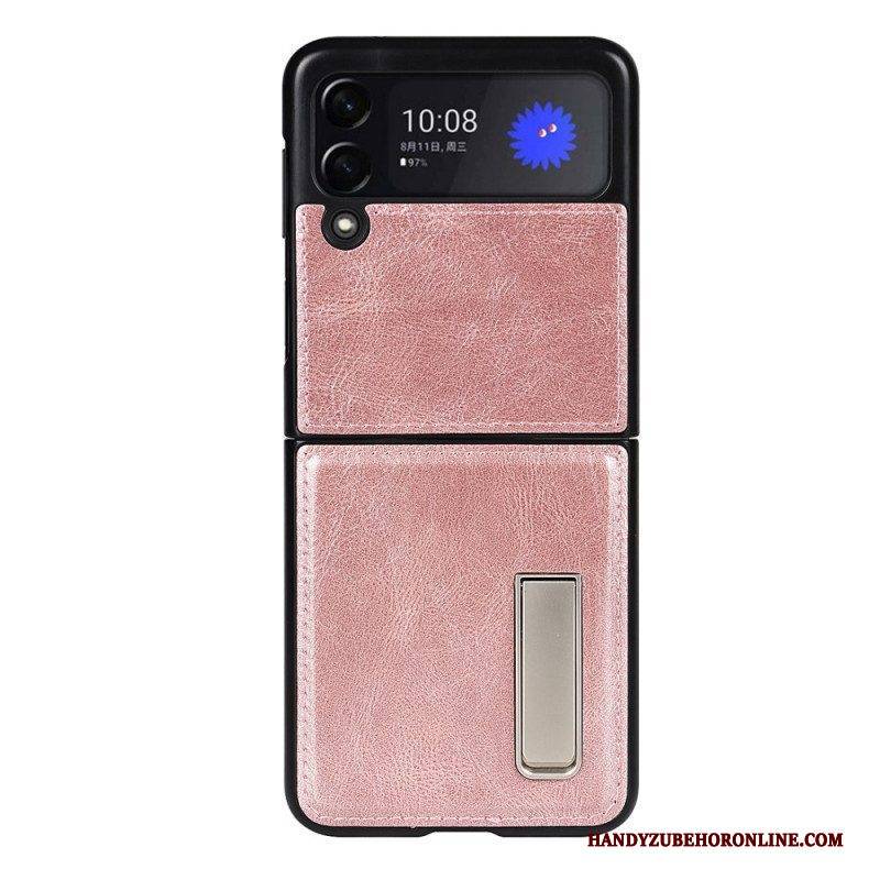 Hülle Für Samsung Galaxy Z Flip 3 5G Flip Case Stil Lederständer