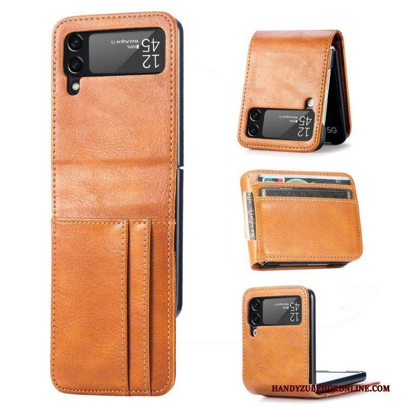 Hülle Für Samsung Galaxy Z Flip 3 5G Geldbörse Flip Case Stil-leder-geldbörse