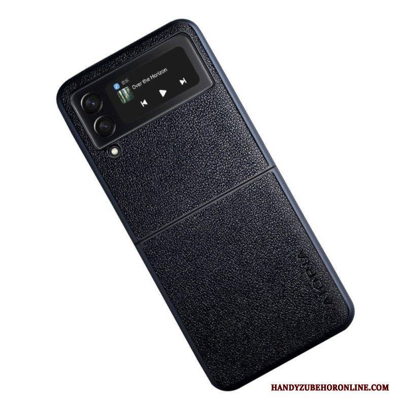 Hülle Für Samsung Galaxy Z Flip 4 Flip Case Aioria Ledereffekt