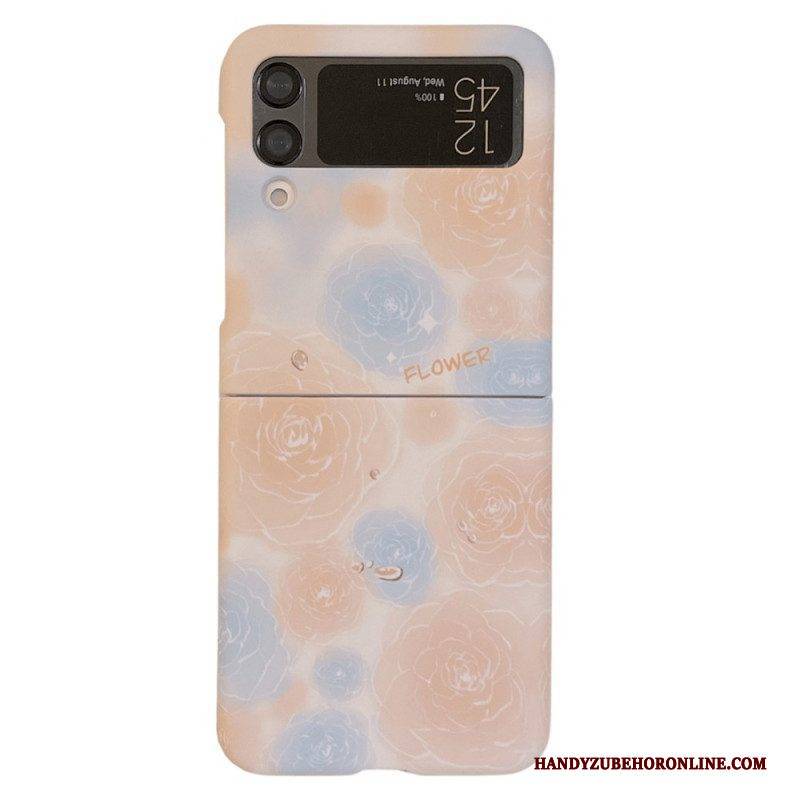 Hülle Für Samsung Galaxy Z Flip 4 Flip Case Blumenkunst