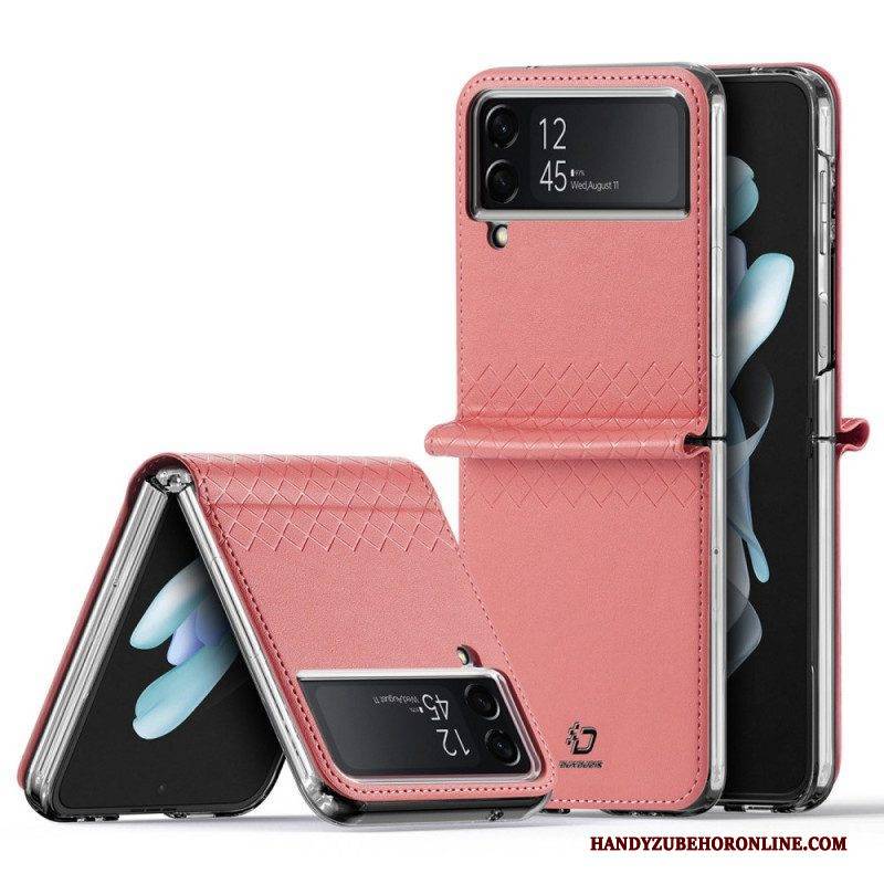 Hülle Für Samsung Galaxy Z Flip 4 Flip Case Dux Ducis Aus Kunstleder