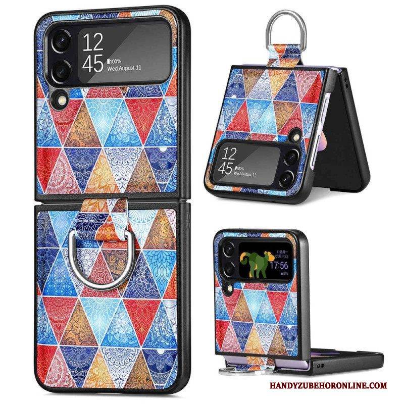 Hülle Für Samsung Galaxy Z Flip 4 Flip Case Fantasie Mit Ring Caseneo