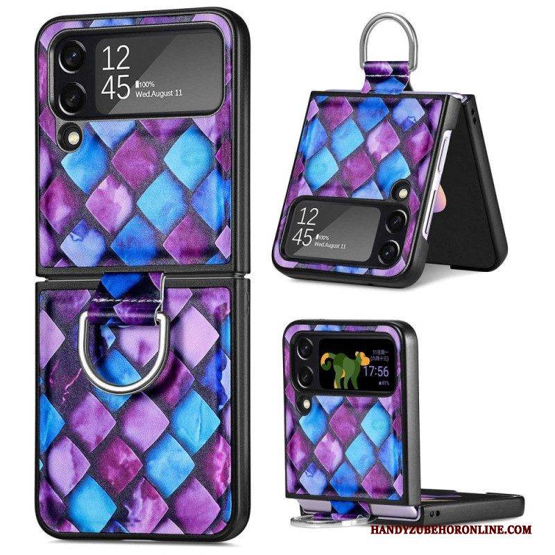 Hülle Für Samsung Galaxy Z Flip 4 Flip Case Fantasie Mit Ring Caseneo