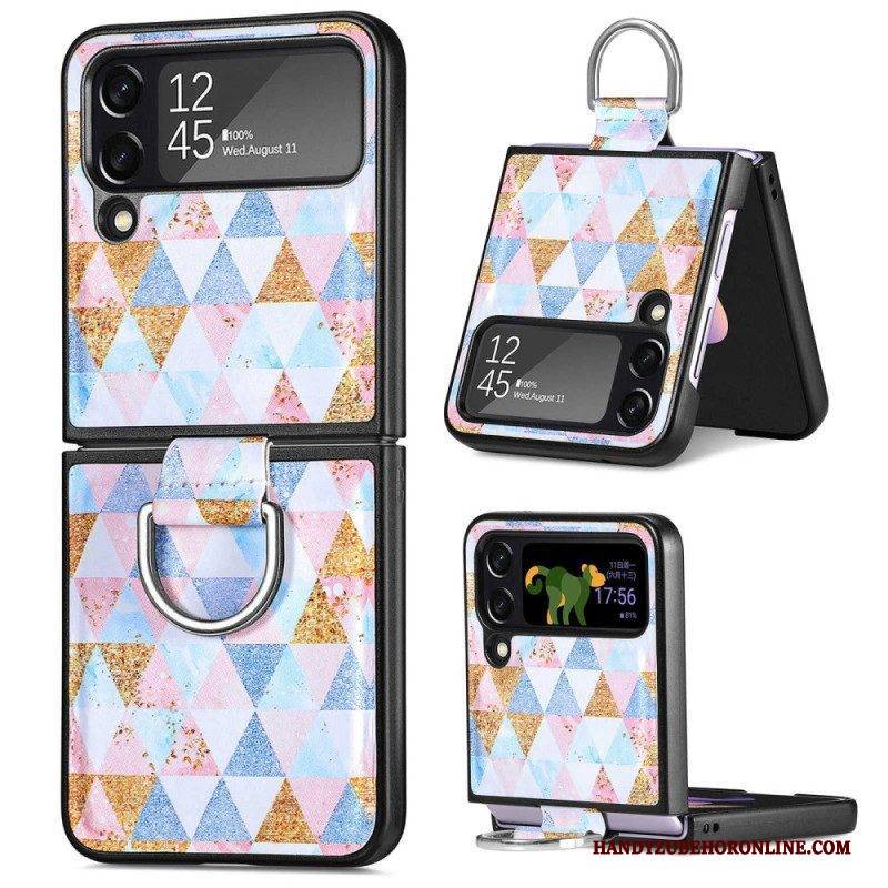 Hülle Für Samsung Galaxy Z Flip 4 Flip Case Fantasie Mit Ring Caseneo