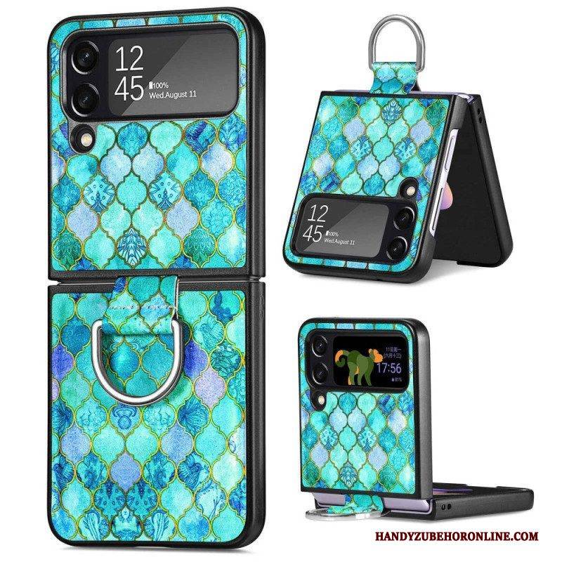 Hülle Für Samsung Galaxy Z Flip 4 Flip Case Fantasie Mit Ring Caseneo