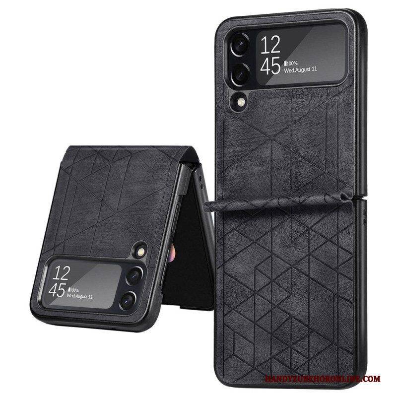 Hülle Für Samsung Galaxy Z Flip 4 Flip Case Geometrische Linien