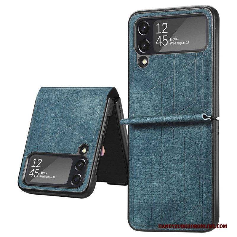 Hülle Für Samsung Galaxy Z Flip 4 Flip Case Geometrische Linien